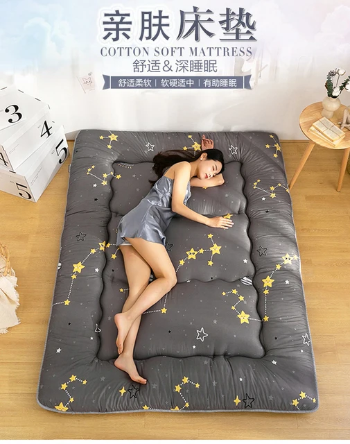 Materasso Futon Giapponese Pieghevole - Spesso 8 Cm, Portatile, Per Ospiti O Campeggio, Multiple Misure - Foto 9