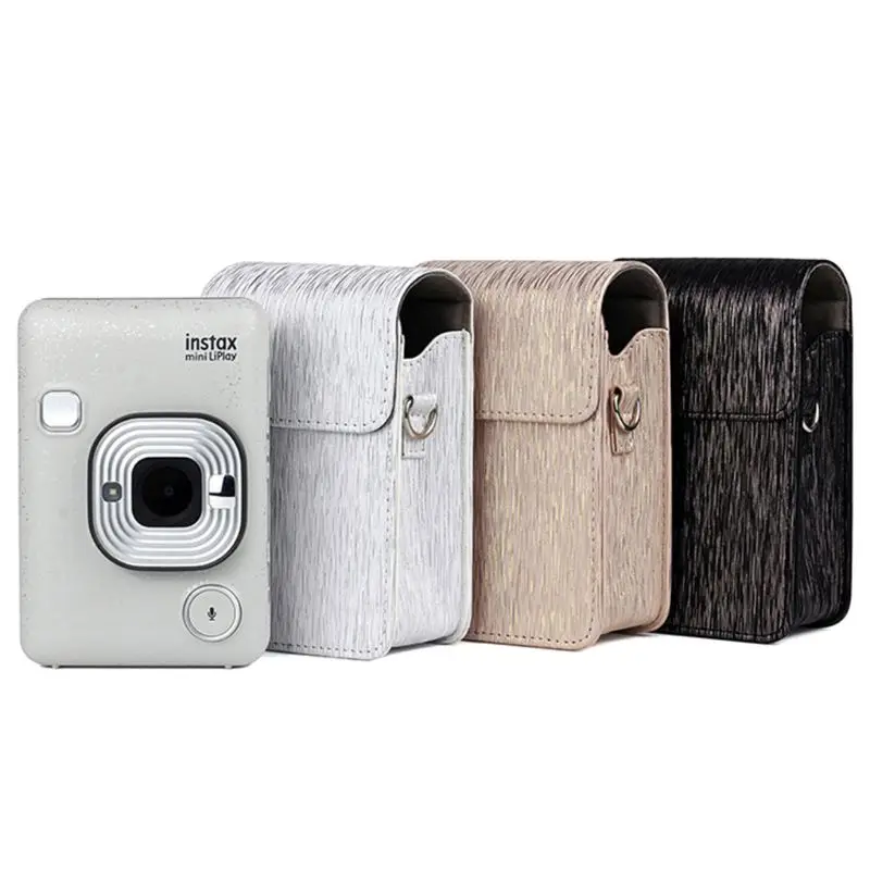 OOTDTY ПУ в кожаном футляре сумка для хранения для Fujifilm Mini Liplay камеры
