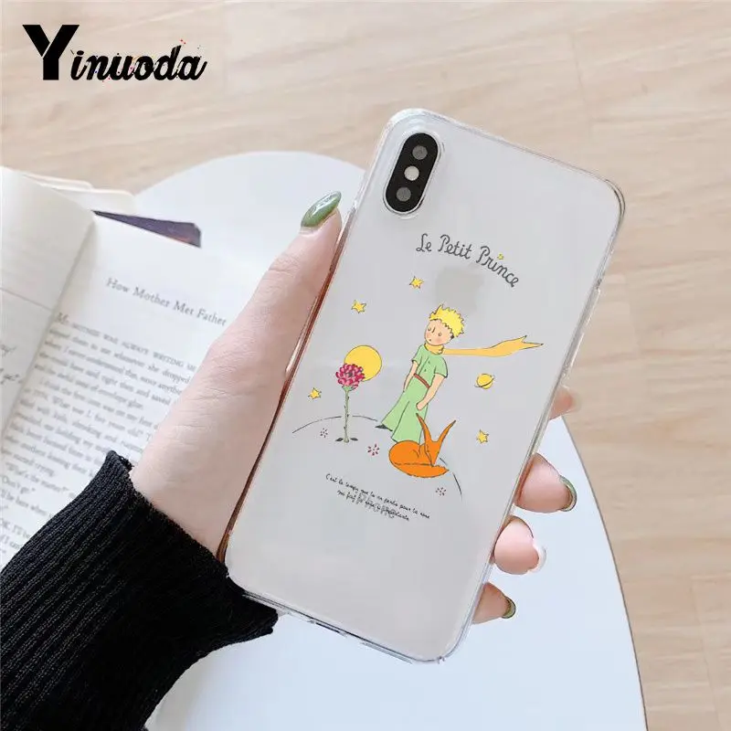 Little Prince Cover Transparent Soft Shell Phone Case for iphone 13 8 7 6 6S Plus X XS MAX 5 5S SE XR 10 Cover iPhone 11pro MAX iphone se phone case