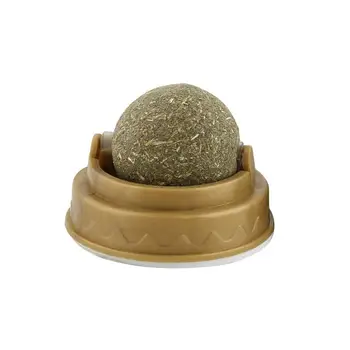 

New Catnip Solid Per Cat Toys Natural Healthy Funny Mint Ball Treats Cleaning For Pets Kitten Toys