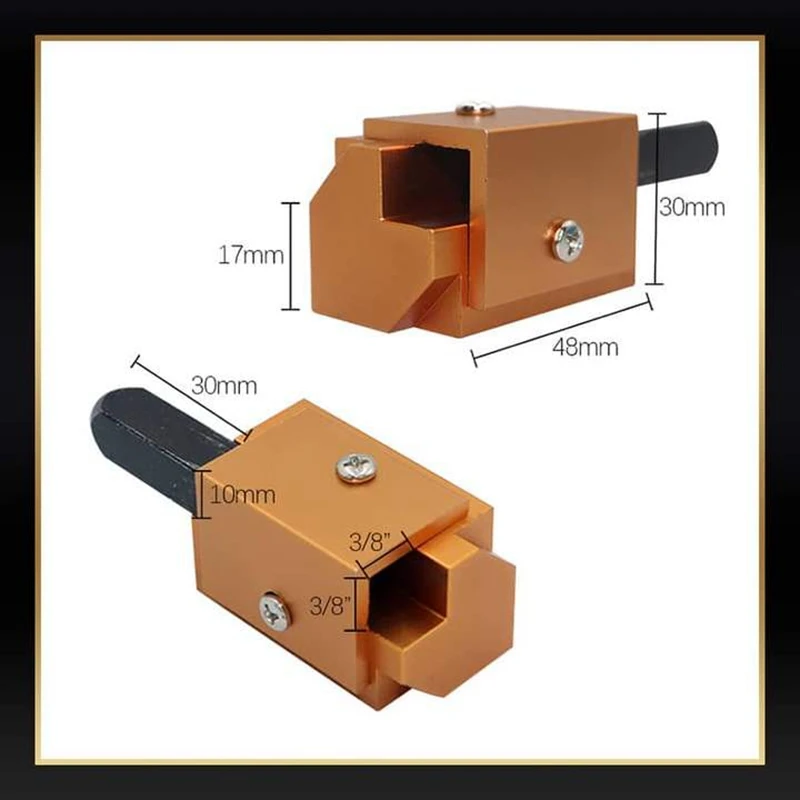 Woodworking Right Angle Punch Hinge Recess Corner Wood Chiseling