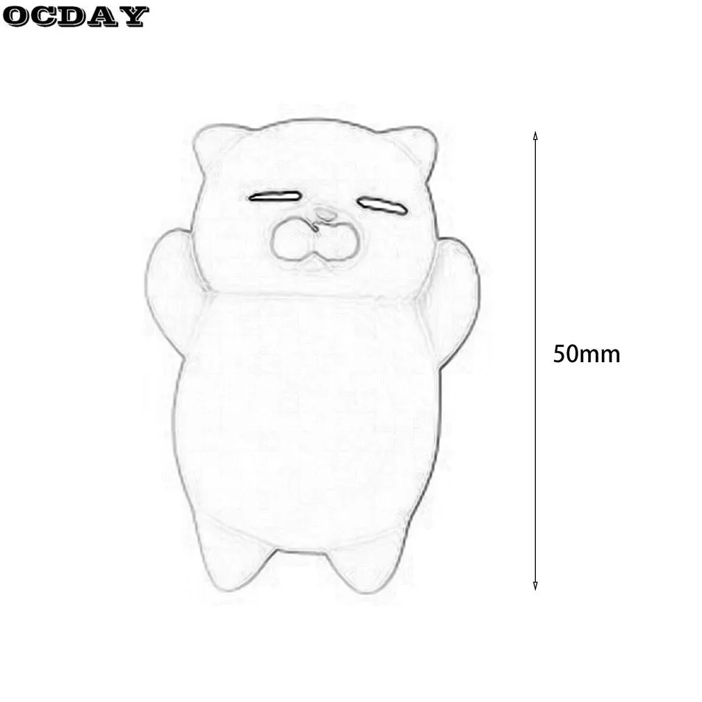 1PC Cute Mochi Squishy Cat Toy Antistress Ball Stress-Relief Soft Mini Animal Squeeze Decompression Healing Toy Kids Funny gift