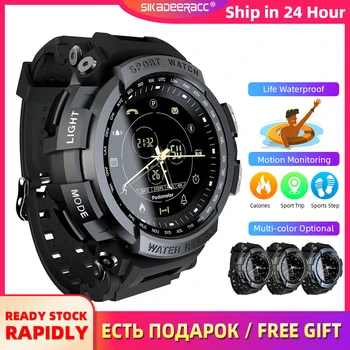 

Large Screen Smart Watch Waterproof For Android IOS Outdoor Calories Counter Pedometer Sports Tracker Clock Alarm Bluetooth