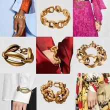 Женский браслет Girlgo ZA, в стиле панк, двойной, Eleven, винтажный, в стиле хип-хоп, золотой, металлический браслет, ювелирные изделия, аксессуары, рождественский подарок