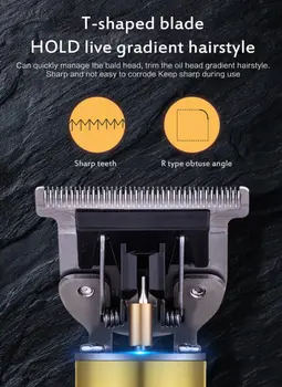 

New Hot Electric T-outliner Liner Groomings Cordless Cutting Trimmer Kits Portable Clipper SMR88