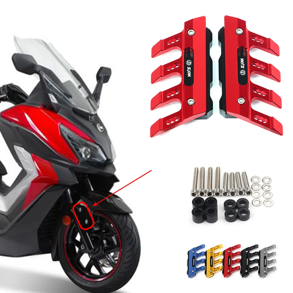 Для SYM JOYMAX 125 250 Z300 / jet 14 Cruisym300 GTS300I защита передней вилки скутера брызговик