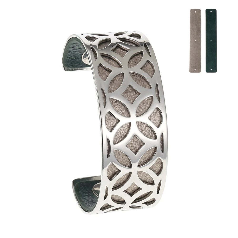 Кремо Геометрические манжеты на руку браслеты и браслеты для женщин минималистичный браслет из нержавеющей стали Argent Femme Manchette браслеты