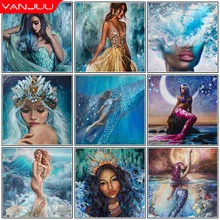 5D DIY Diamond Painting Portrait art picture Full Round Diamond Mosaic Art avatar Rhinestone Embroidery Cross stitch kits