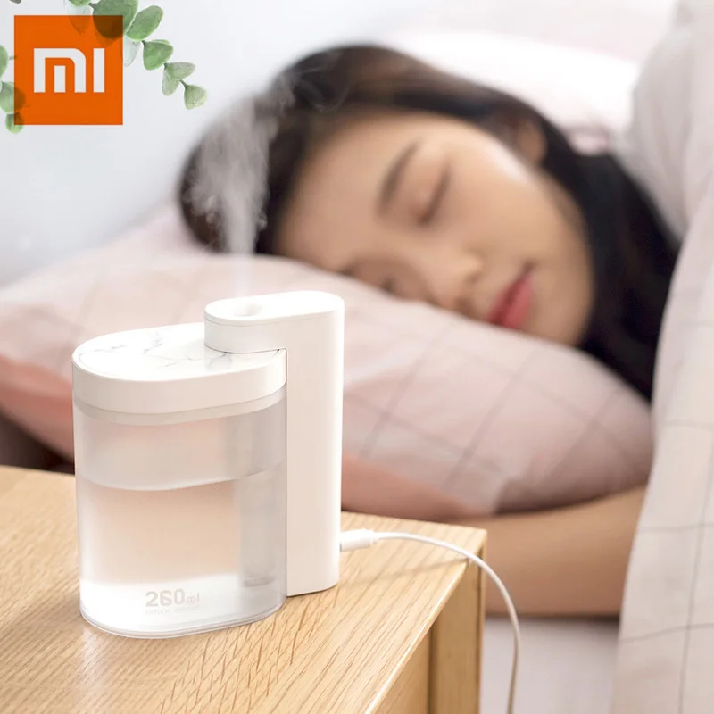 

Xiaomi Household Portable Desktop Ultrasonic Humidifier Automatic Power Off Household Geometric Air Humidifier Free Shipping