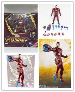 

15cm 6inch SHF Movie Avengers Infinity War Iron Man Mk50 Ironman Mark50 PVC Action Figure Model Toy Doll Gift