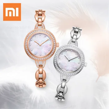 

Xiaomi Youpin Luxury Women Bracelet Watches Fashion Crystal Diamond Female Waterproof Clock Wristwatch For Ladies Quartz Watch