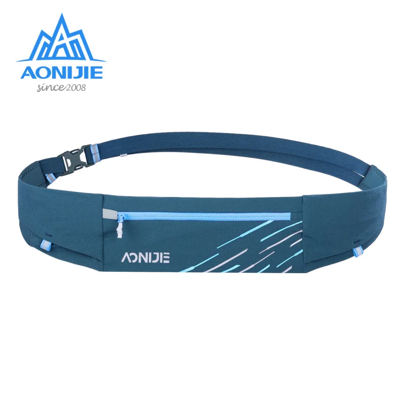 Aonijie w8105-running fanny pack lehoučké pohodlné hydratace fanny pack sport kapes pro jogging fitness fitka tramping