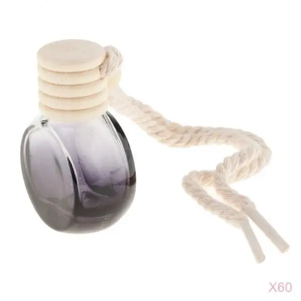 60pcs 10ml Perfume Bottle Pendant Car Hanging Pendant Home Decoration