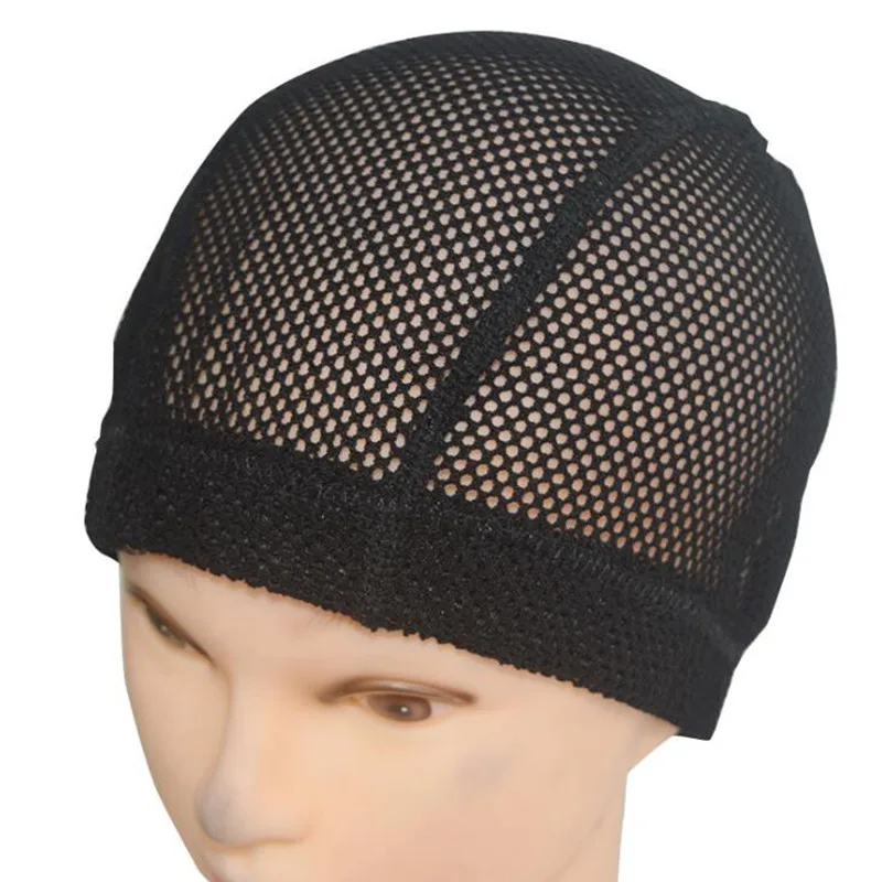 Soft Crochet Wig Cap Thick Mesh Dome Cap 1pcs for Making Wigs Big Hole Hair Net Can Stretch Free Size Wig Caps