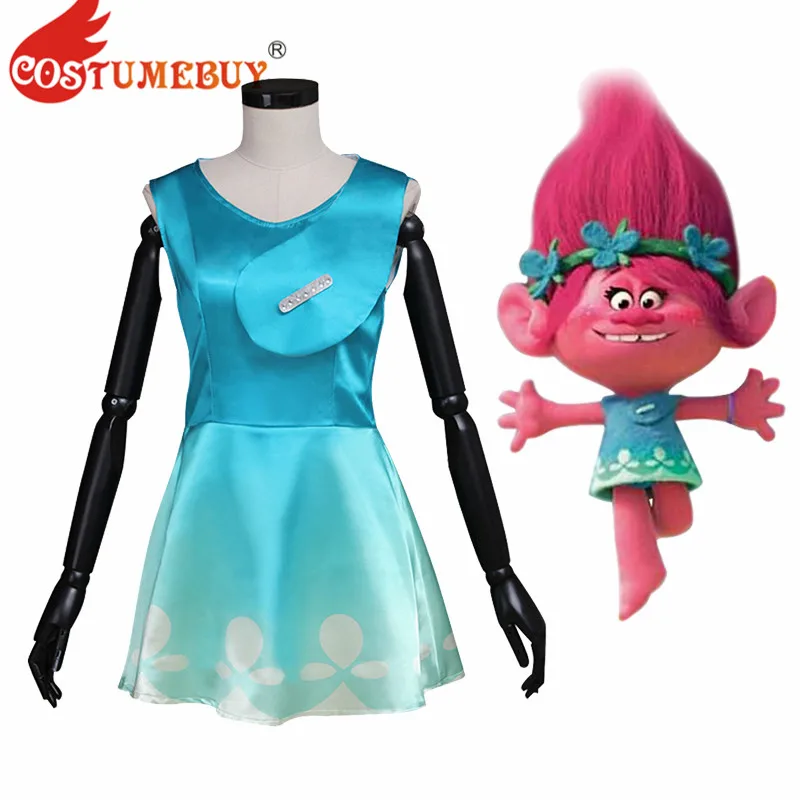 Costumebuy костюм тролля принцессы мака платье игрушки костюмы для женщин девочек платье Дети платья Vaiana вечерние изготовленный на заказ костюм для Хэллоуина