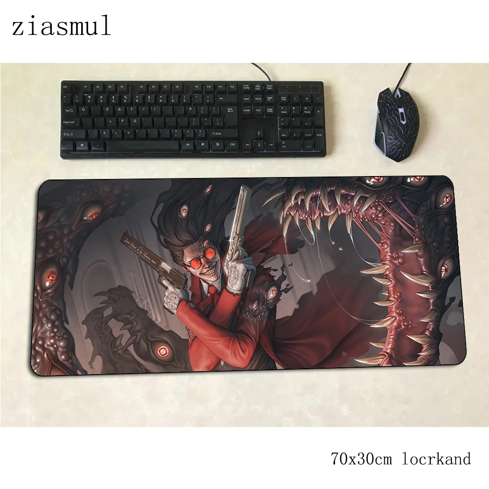 Hellsing коврик для мыши геймер домашний 70x30 см игровой коврик для мыши pc notbook Настольный коврик милый коврик для мыши милые геймерские коврики геймпад
