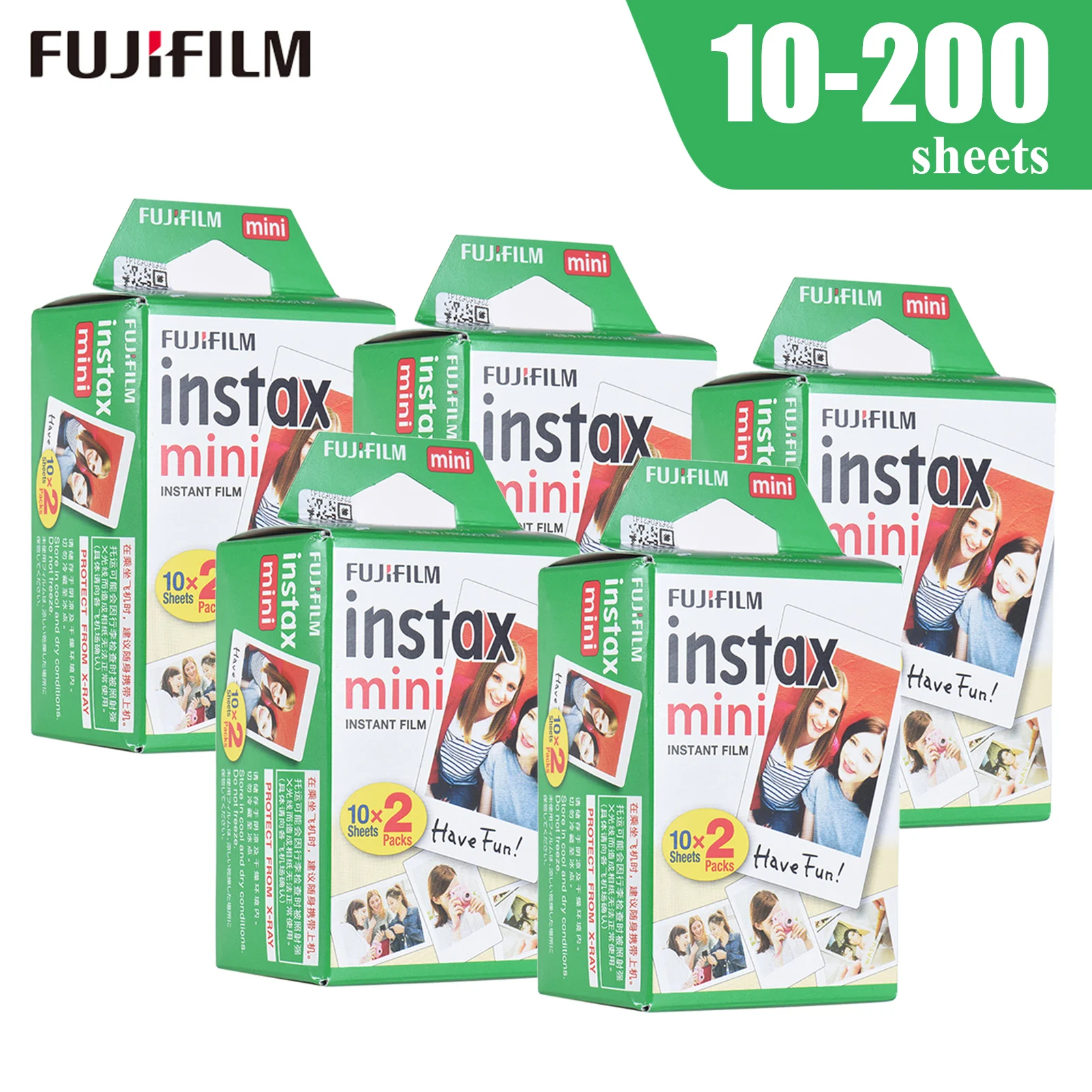 10/20/40/60/80/100 листы Fuji Fujifilm instax mini 11 9 3 дюймов белый край пленки для Фотоаппарат