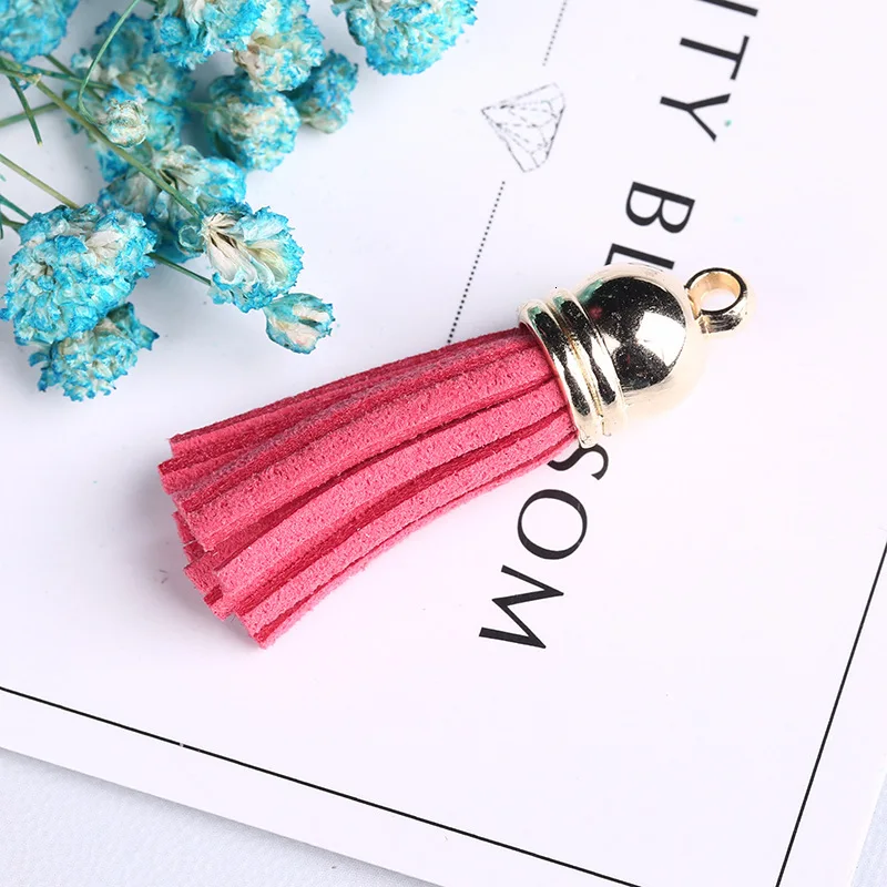22 DIY 20 шт./лот мини Винтаж замшевые Ленточки с плоским дном для одежды мешок ювелирных изделий Шторы украшения дома аксессуары-кисточки - Цвет: 22
