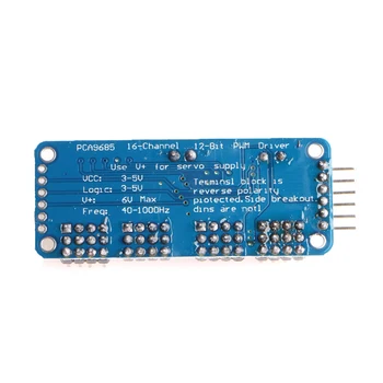 

PWM Servo Driver I2C 16 Channel 12 Bit Module For Raspberry Pi Robot L41F