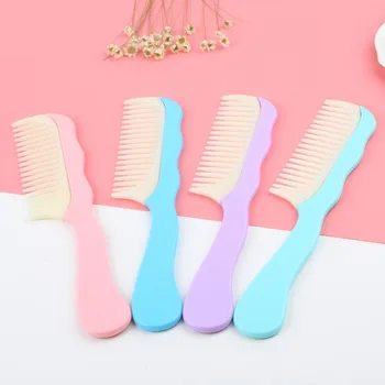 

Candy Color Hair Comb Natural Wide Tooth Anti-static Massage Hair Health Comb Hair Styling Tools Hairdressing Comb