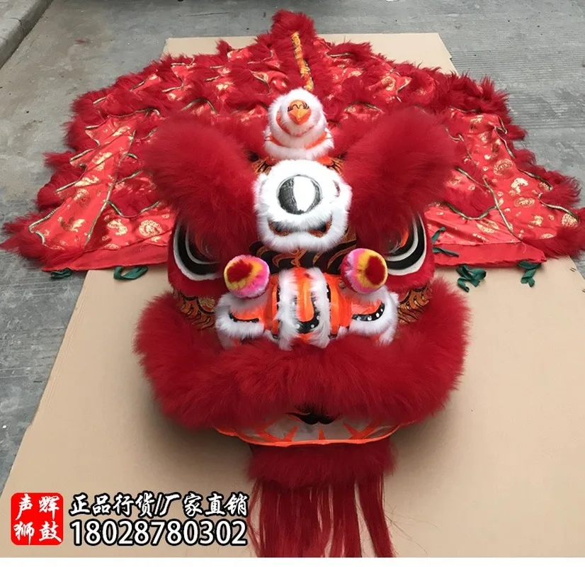2019 Lion Dance Mascot Costumes Dance Outfit Stage Wool Hand Made AccessoriesInteresting Apparel Cartoon Character Clothes Gifts 2019 Lion Dance Mascot Costumes Dance Outfit Stage Wool Hand Made AccessoriesInteresting Apparel Cartoon Character Clothes Gifts