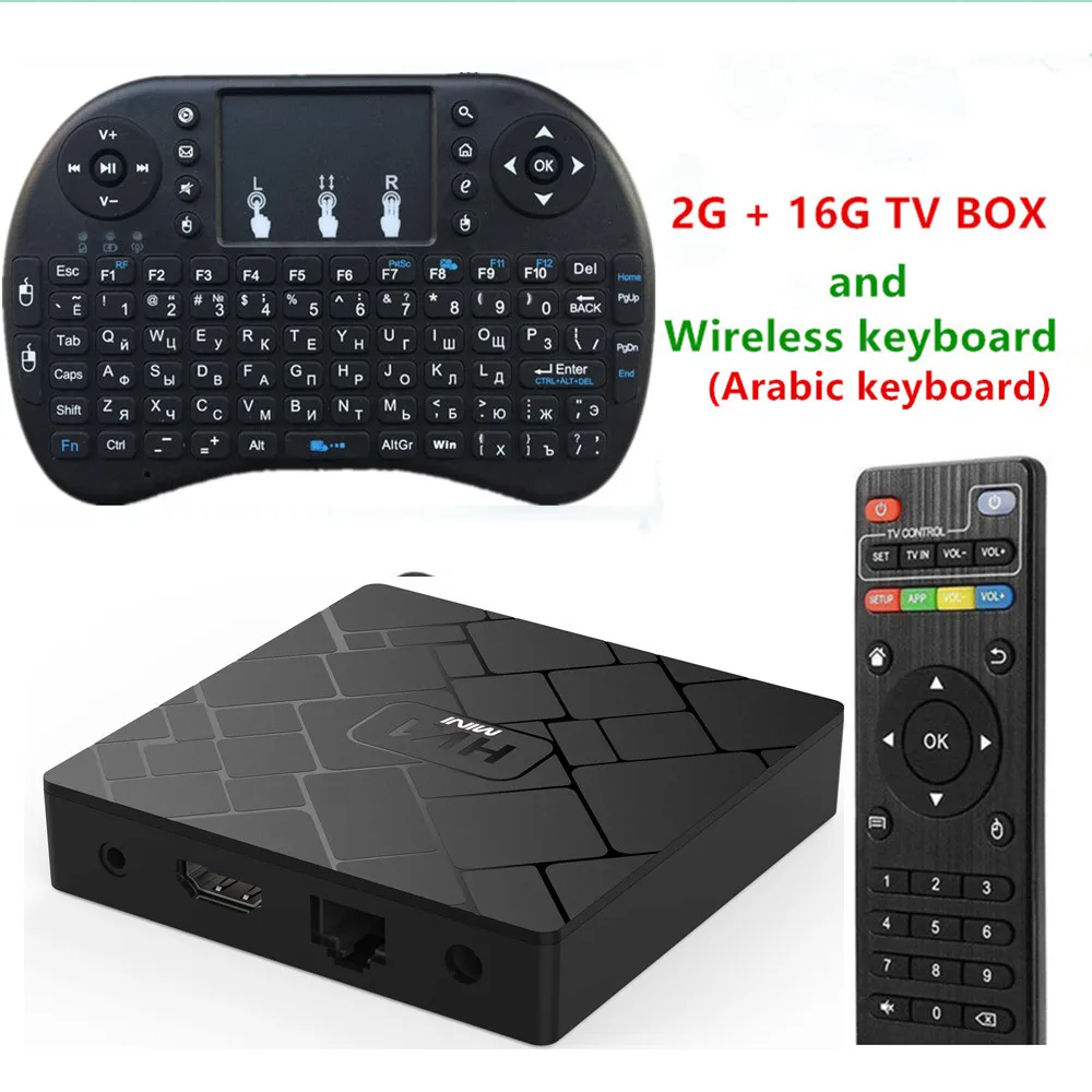 with Arabic keyboard Transpeed TR99 X2 Android 8,1 Smart ТВ BOX Google голосовой помощник Amlogic S905X2 4 GB 64 GB Быстрый Wi-Fi Bluetooth 4 K 3D top box IP ТВ - Цвет: with Arabic keyboard
