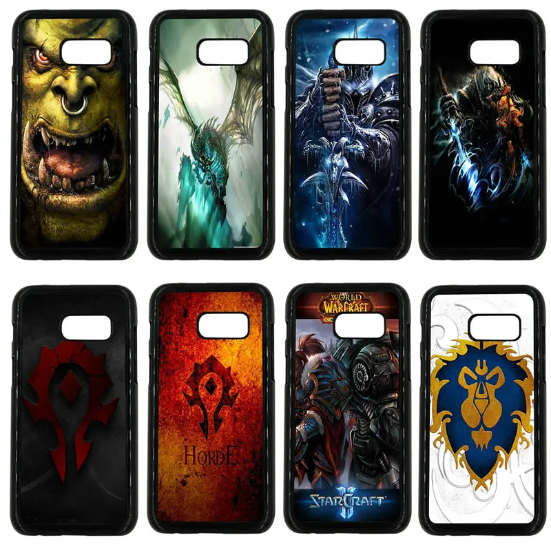 Чехол с логотипом World Of Warcrafts для Samsung Galaxy A3 A5 A7 A8 2015 2016 2017 2018 Note 8 5 3 2 жесткий