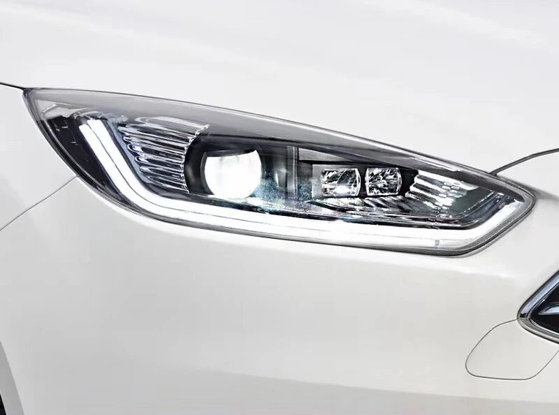 Автомобильный Стайлинг 1 комплект для Ford focus фары светодиодный DRL Противотуманные фары Дневные ходовые огни HID комплект