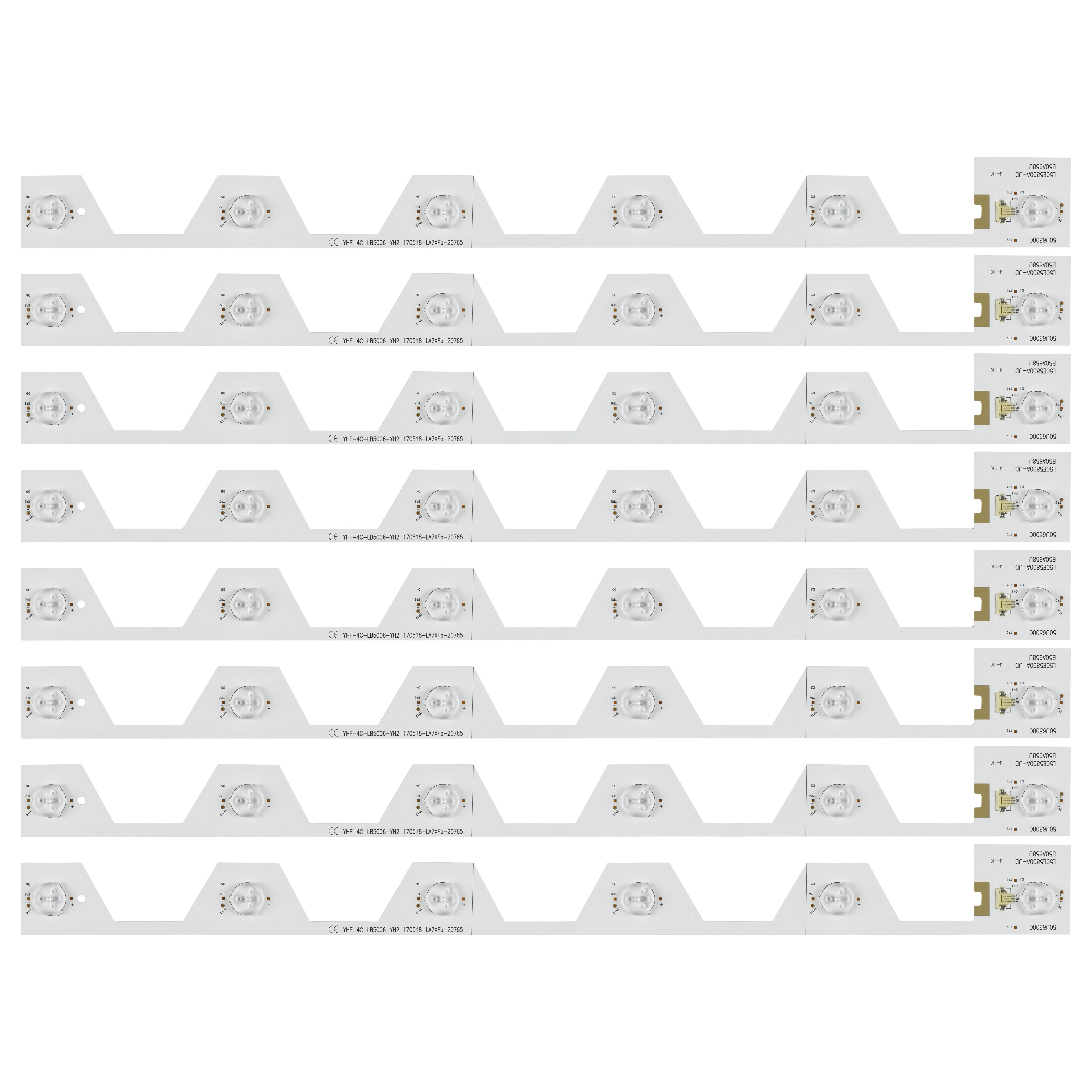 

Светодиодный Подсветка полосы 6 лампы для THOMSON U50S6806S L50E5800A LVU500NDEL SW-4C-LB5006-YH2 LB5006-HR2 LB5005 TMT_50E5800_8X6_3030C
