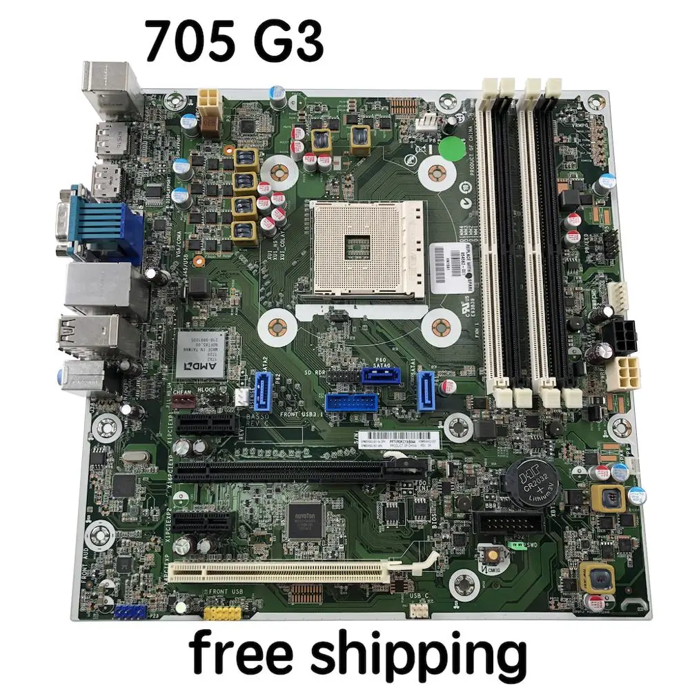 

854582-001 For HP EliteDesk 705 G3 MT AM4 Desktop 854582-601 854432-001 Motherboard 700239-001 Mainboard 100%tested fully work