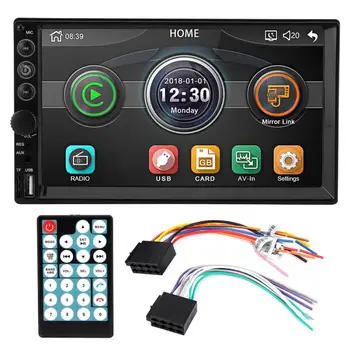 

7in 2Din HD Car Multimedia MP5-7061 Player Bluetooth USB/TF Remote Control Car Radio Touch Screen Stereo MP5 USB TF FM