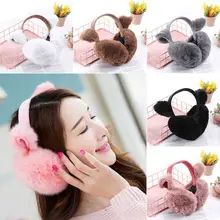 Inverno confortável pelúcia dos desenhos animados quente earmuffs orelha proteção aquecedores de orelha orelha de coelho