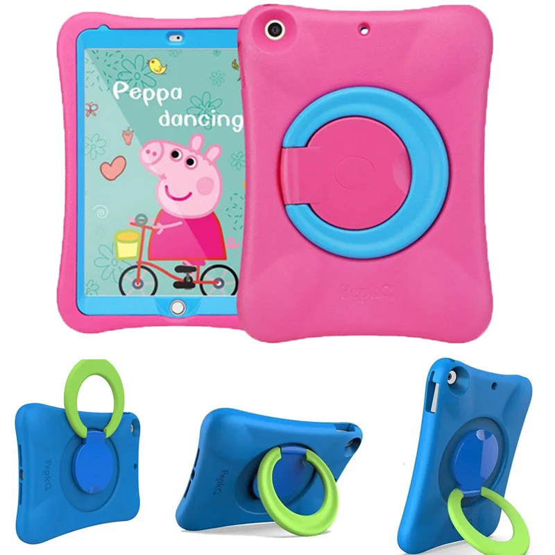 

Pepkoo for iPad mini 3 2 1 case EVA thick Soft funda kids shockproof tablet cover 360 Rotate stand for iPad mini 1 2 3 cover