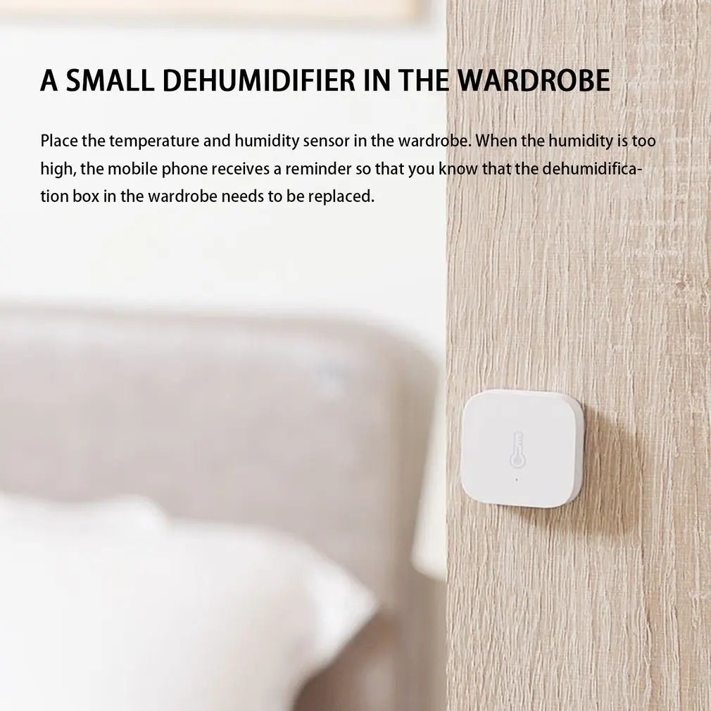 

Smart Air Pressure Temperature Humidity Environment Sensor Smart control via Mihome APP Zigbee connection