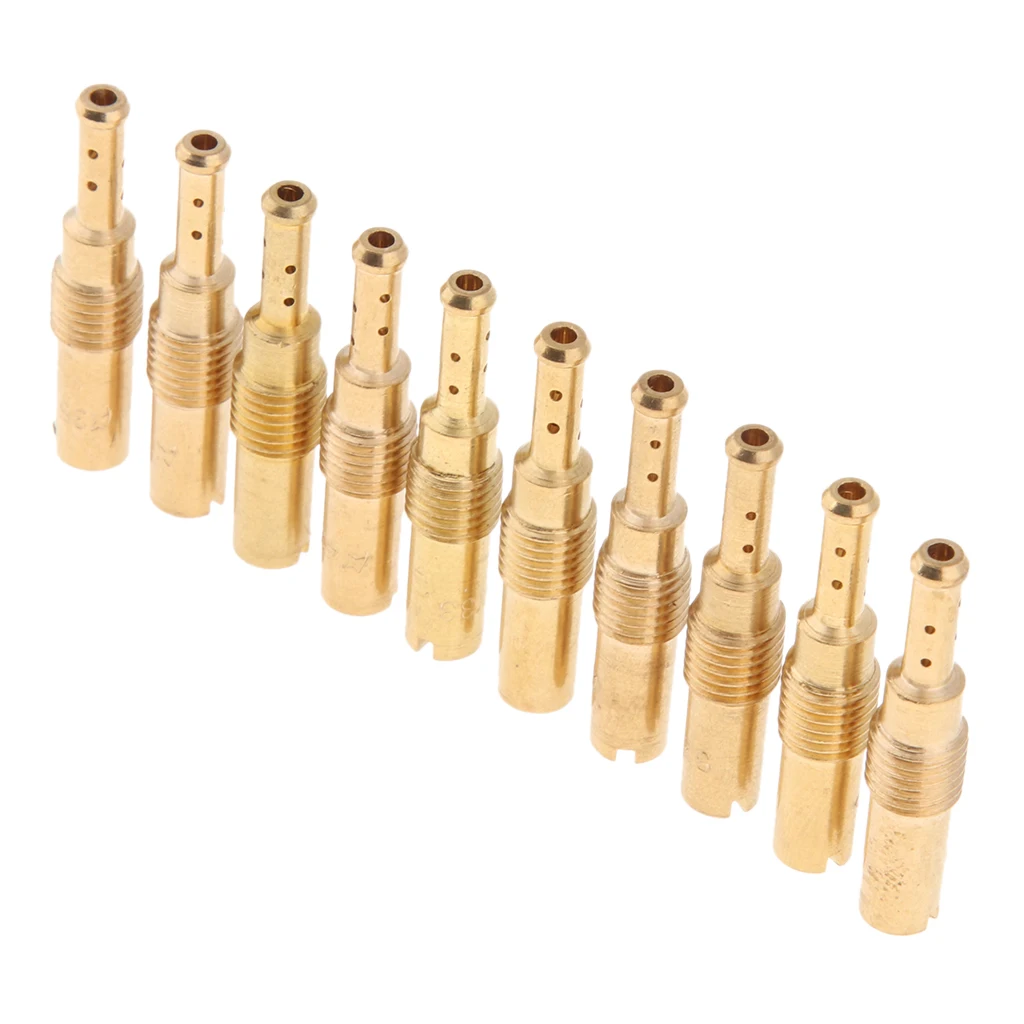 10-Piece Slow Pilot Jet & 10-Piece Main Jet Kit For Keihin PWK Carburetors - Fits Honda ATV & Dirt Bikes 5 thumbnail image