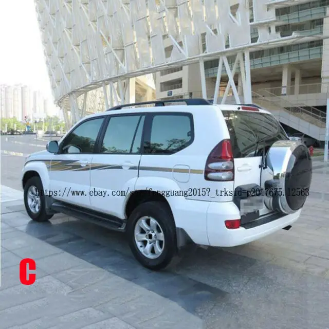 Для Toyota Prado FJ120 2003-2009 Красочный корпус автомобильной двери декоративная наклейка крышка модификация автомобиля аксессуары