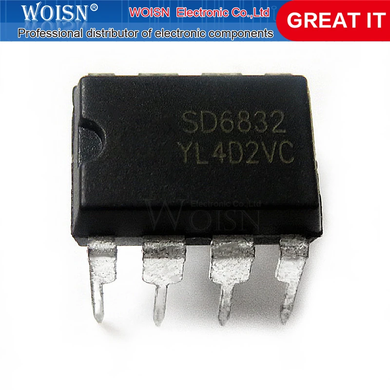 5pcs/lot SD6832 DIP-8 new original In Stock | Электронные компоненты и принадлежности
