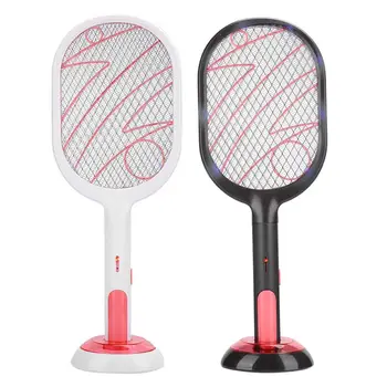 

Electric Insect Racket USB Rechargeable Mosquito Bug Zapper Killer Trap Flyswatter