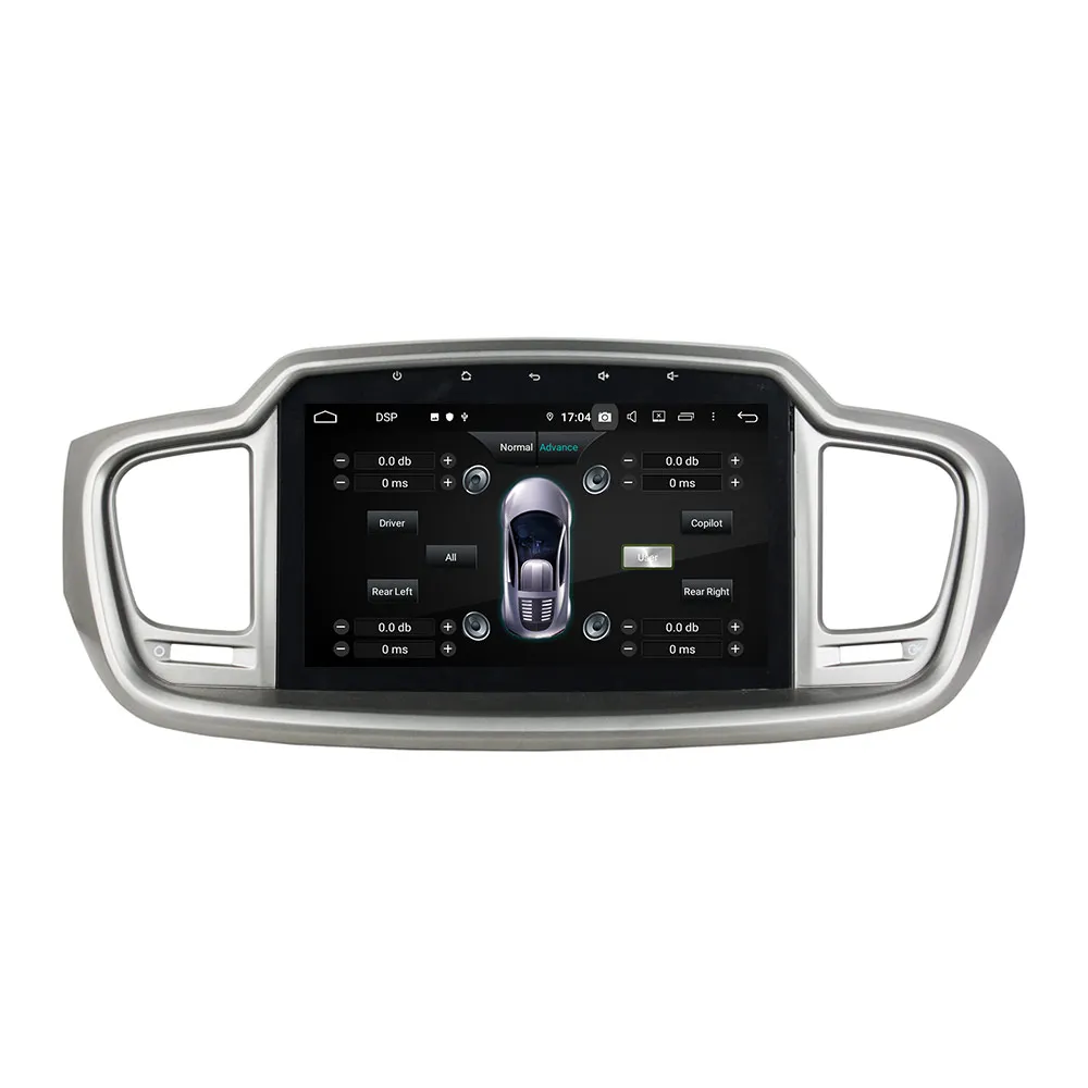 Best Android 9 8 Core With DSP For KIA sorento 2015 Car radio video player Multimedia GPS navigation accessories Sedan No dvd 2 din 1