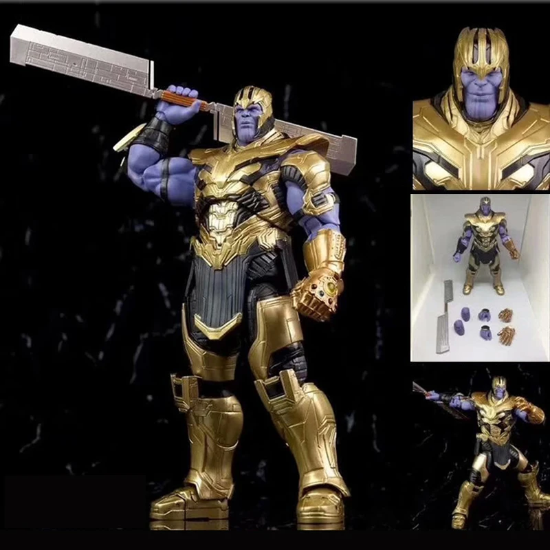 SHF Мстители 4 эндигра Бесконечность война танос Железный Человек-паук звезда нагрузка Marvel Капитан Америка Черная Widow Huk игрушка фигурка