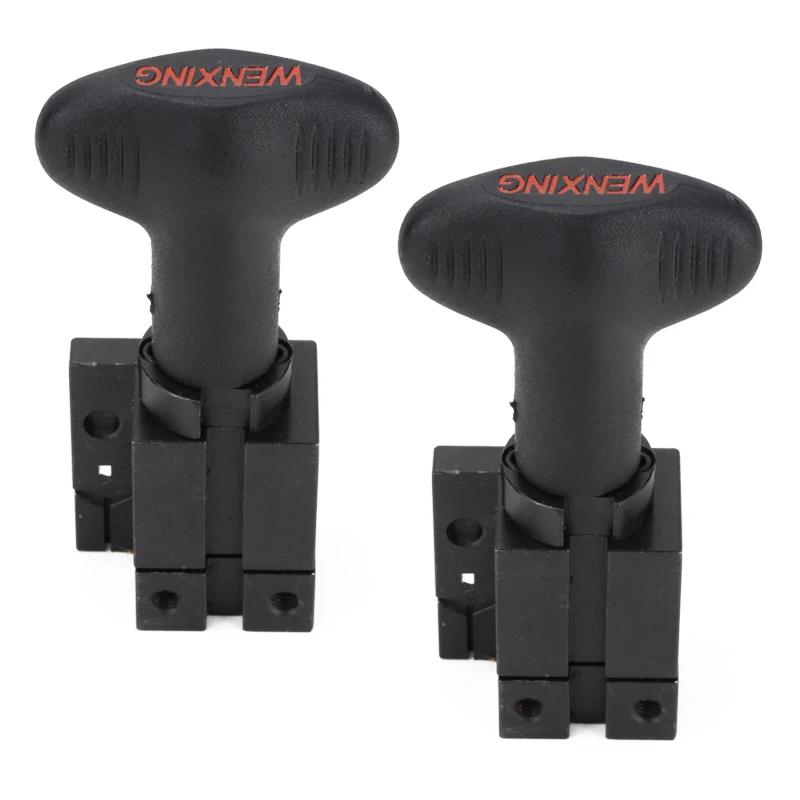 Free shipping 2pcs Original P261 Key Clamp Set For WENXING 339 369 399AC Key Cutting Machine Clamping Chuck Locksmith Tools