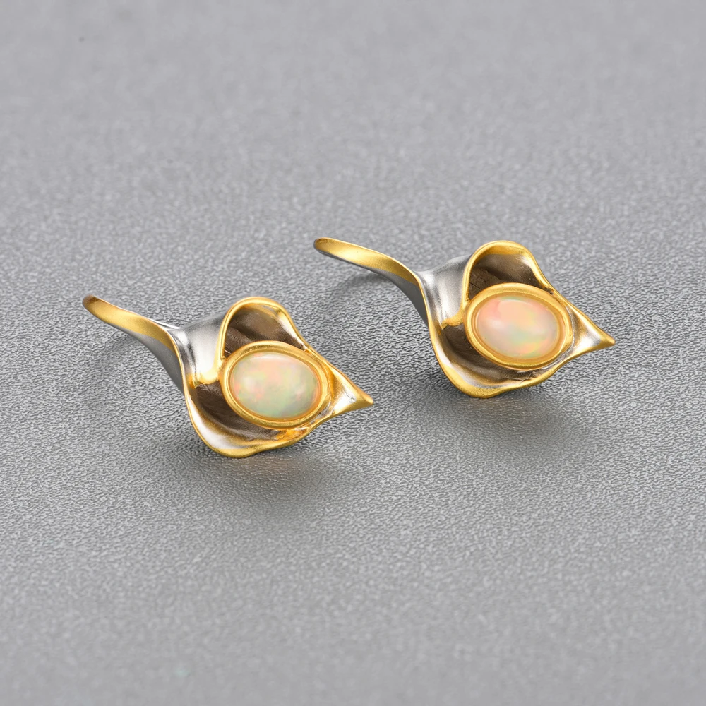 Top quality opal earrings natural gemstone fine jewelry 925 sterling silver unique design for girls fine jewelry tbj promotion Top quality opal earrings natural gemstone fine jewelry 925 sterling silver unique design for girls fine jewelry tbj promotion