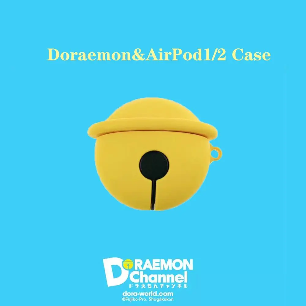 

3D Silicone Cartoon Big G Case for air pods 1 2 earphone Cover For Apple Airpods Silicone Cases Cute Case for Doraemon