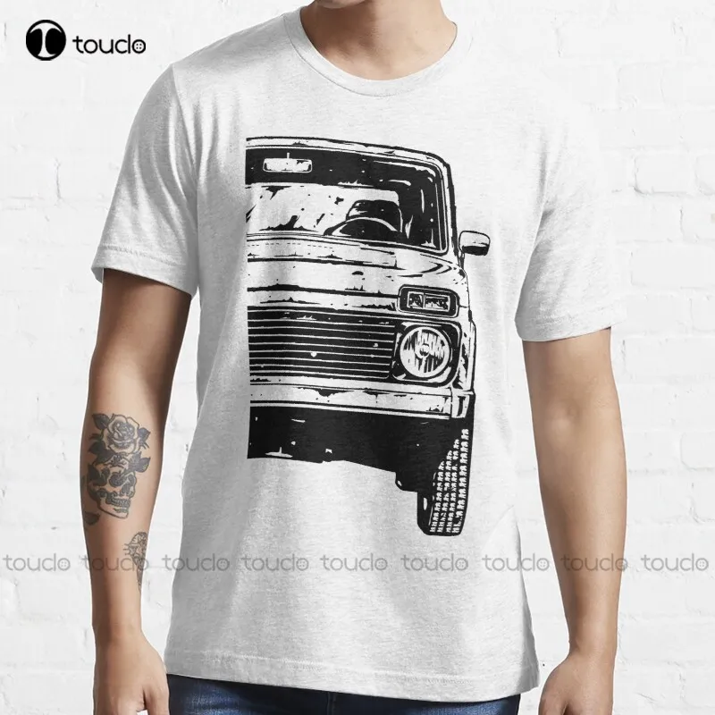 

Новинка, футболка Lada Niva 4X4 Taiga Ols, хлопковая футболка