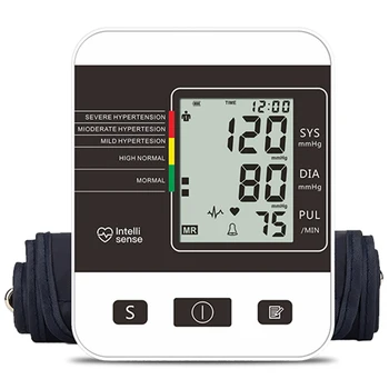 

Blood Pressure Monitor For Home Use With Large Lcd Display,Digital Upper Arm Automatic Measure Blood Pressure And Heart Rate Pul