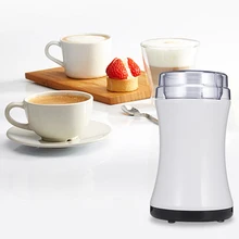 Household Electric Semi-Automatic Coffee Grinder Bean Grinding Miller Powerful Spice Nuts Seeds Grinder Stainless Steel Blade EU