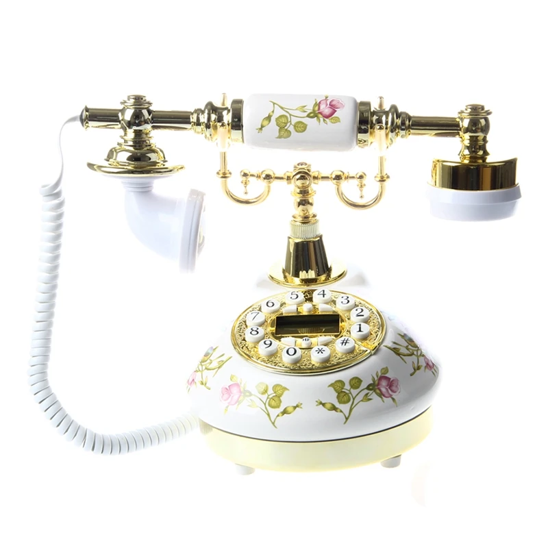 Antique Designer Phone nostalgia telescope vintage telephone made of ceramic MS-9100 Antique Designer Phone nostalgia telescope vintage telephone made of ceramic MS-9100