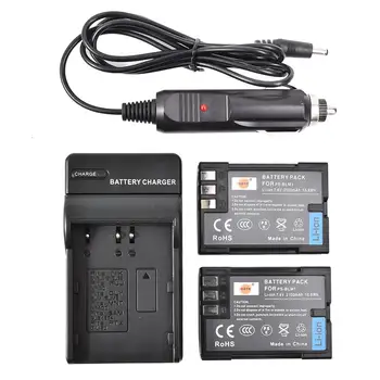 

DSTE 2PCS PS-BLM1 BLM-1 Battery with US Plug Charger and Car Charger for Olympus C-5060 C-7070 C-8080 E-1 E-3 E-30 E-300 E-330