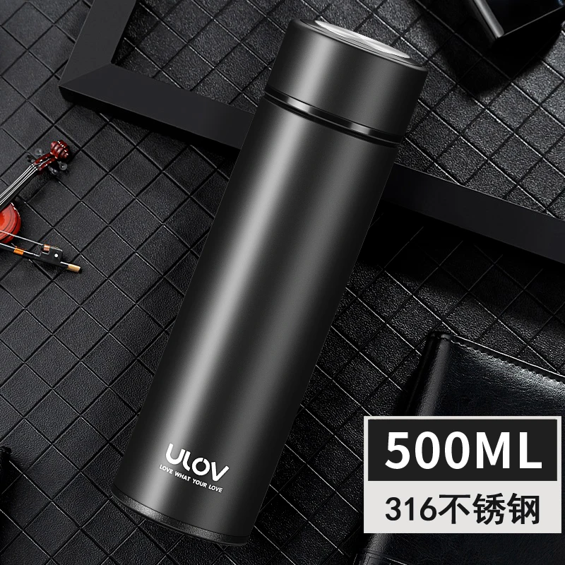 500ML Home Thermos Tea Vacuum Flask with Filter Stainless Steel 304