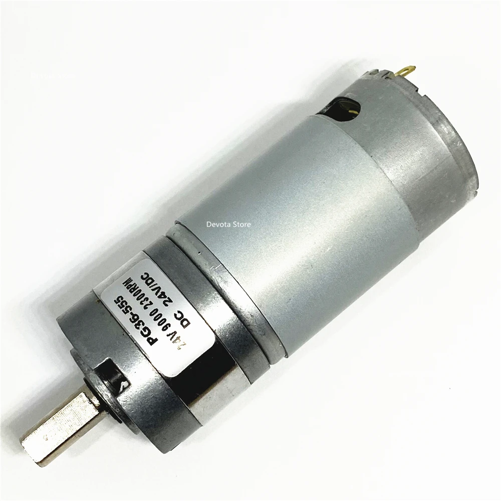 36MM DC Planetary Gear Reduction Motor 6V 12V 24V 10RPM-2300RPM PG36-550/555 Quality Factory | Обустройство дома